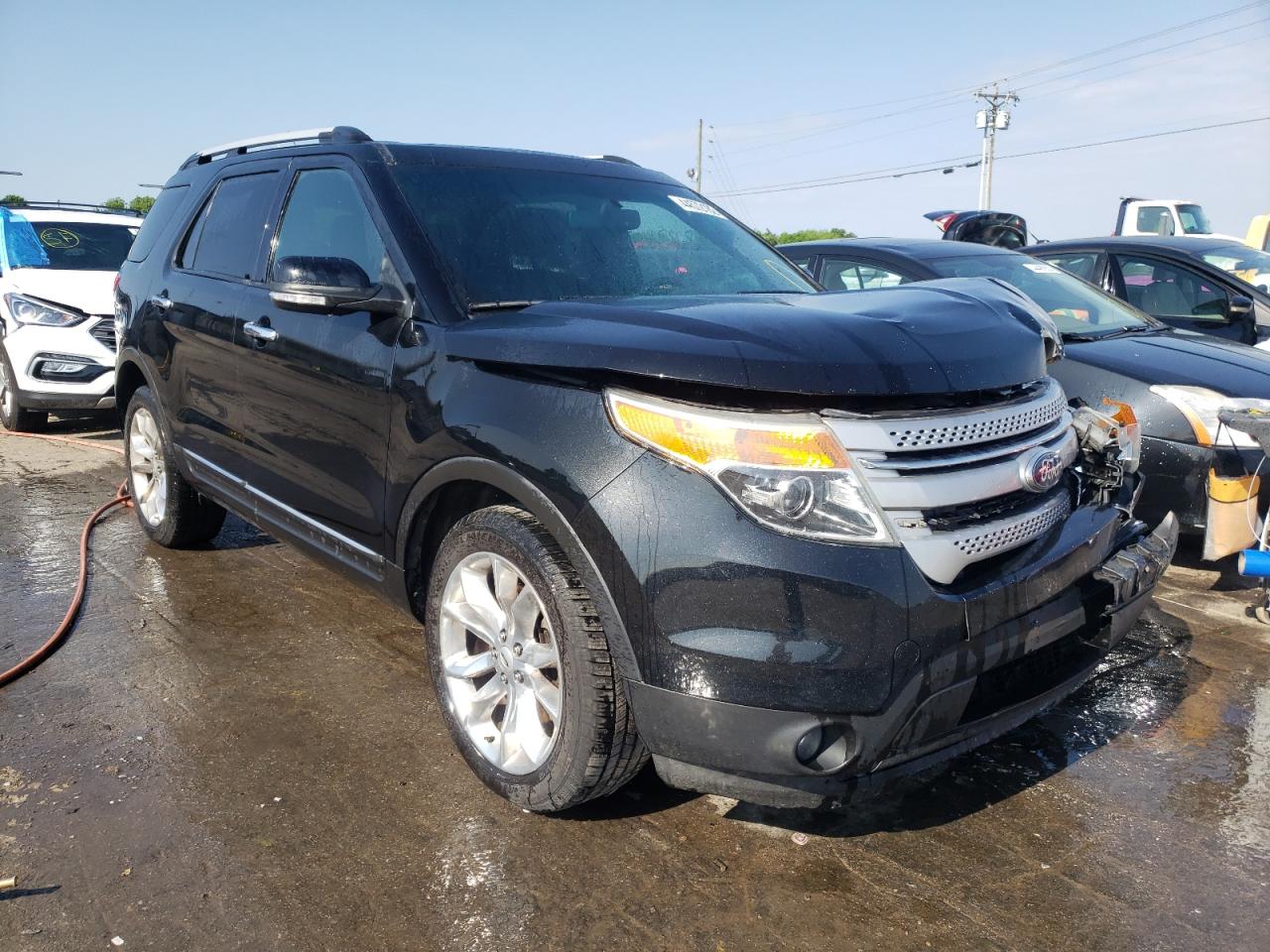 FORD EXPLORER X 2014 with VIN 1FM5K8D87EGC10166 - Photo from auction