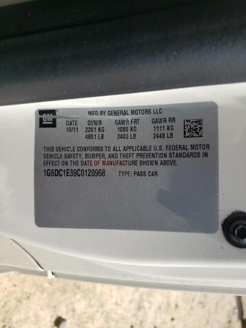 Photo 10 from auction – 2012 CADILLAC CTS with VIN 1G6DC1E39C0120968