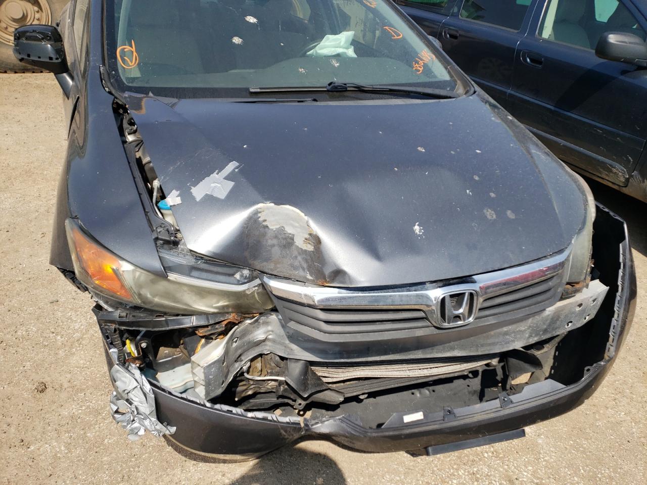 Photo 9 from auction – 2012 HONDA CIVIC LX with VIN 19XFB2F55CE082645