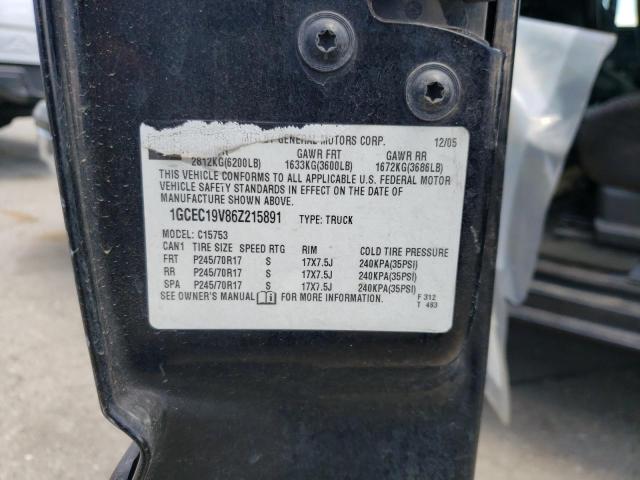 Photo 10 from auction – 2006 CHEVROLET SILVERADO with VIN 1GCEC19V86Z215891
