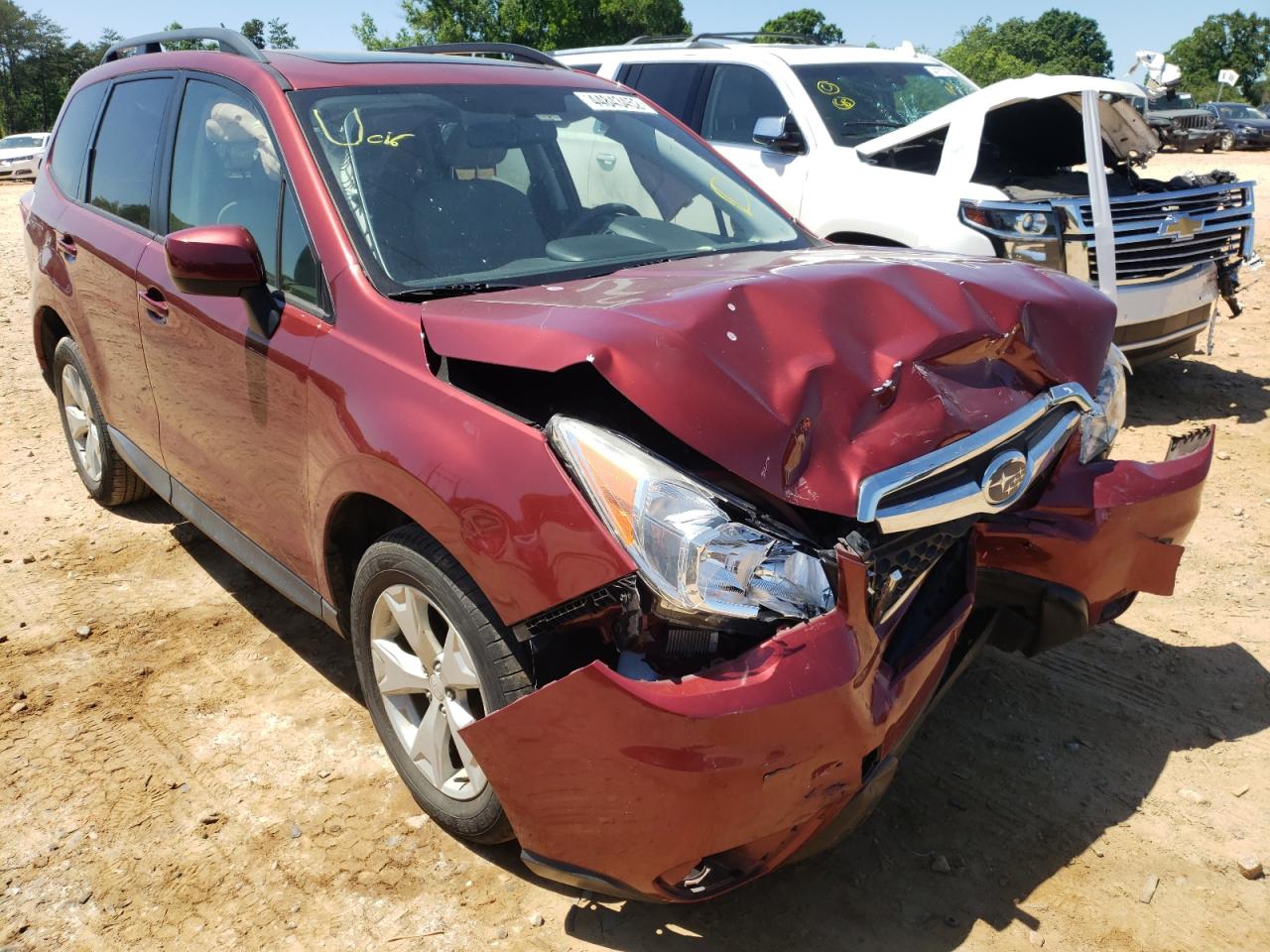 SUBARU FORESTER 2 2015 with VIN JF2SJADC6FH543610 - Photo from auction