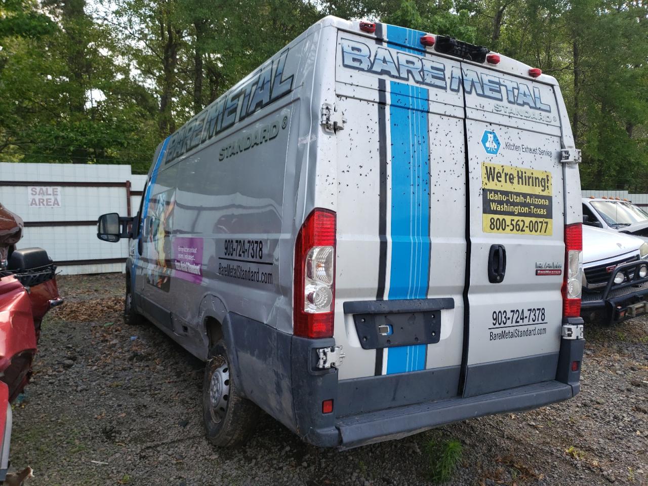 Photo 3 from auction – 2018 RAM PROMASTER with VIN 3C6URVJG1JE102763