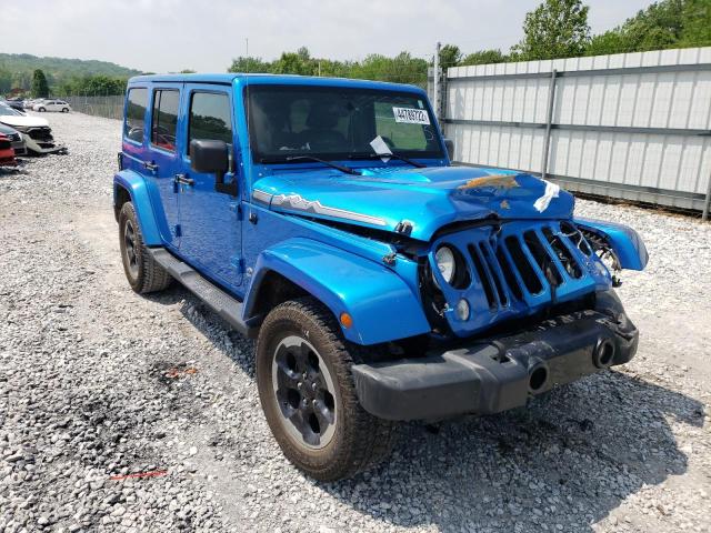 JEEP WRANGLER U 2014 with VIN 1C4BJWEG9EL202372 - Photo from auction