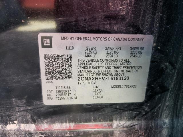 Photo 10 from auction – 2020 CHEVROLET EQUINOX LS with VIN 2GNAXHEV7L6183130