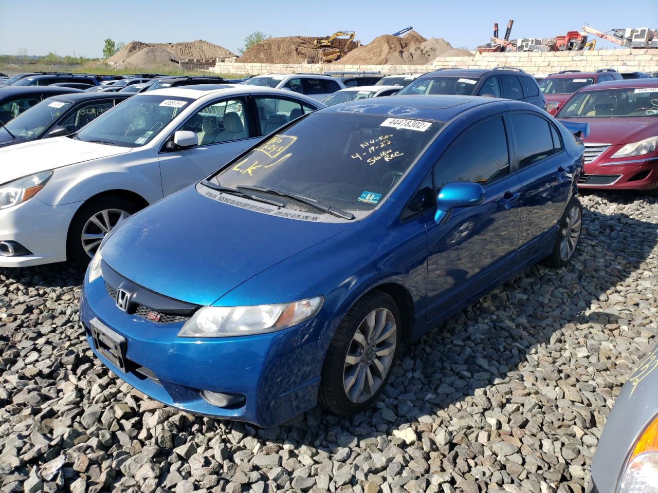 Photo 2 from auction – 2009 HONDA CIVIC SI with VIN 2HGFA55579H707552