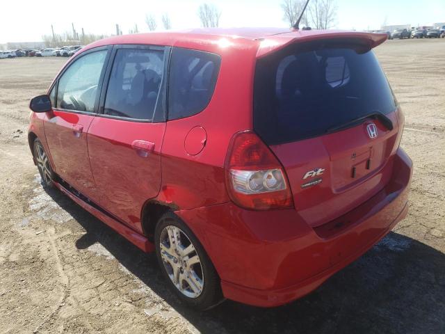 Photo 3 from auction – 2007 HONDA FIT S with VIN JHMGD38697S801438