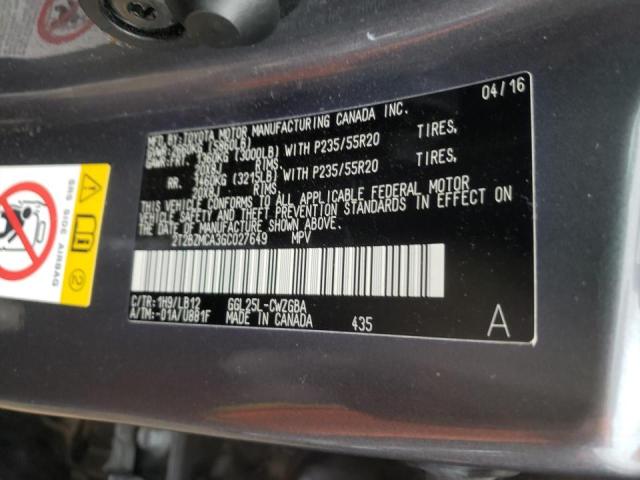 Photo 10 from auction – 2016 LEXUS RX 350 BAS with VIN 2T2BZMCA3GC027649