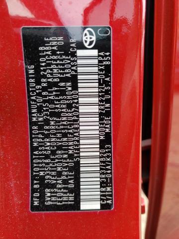 Photo 10 from auction – 2020 TOYOTA COROLLA LE with VIN 5YFEPRAE8LP072400