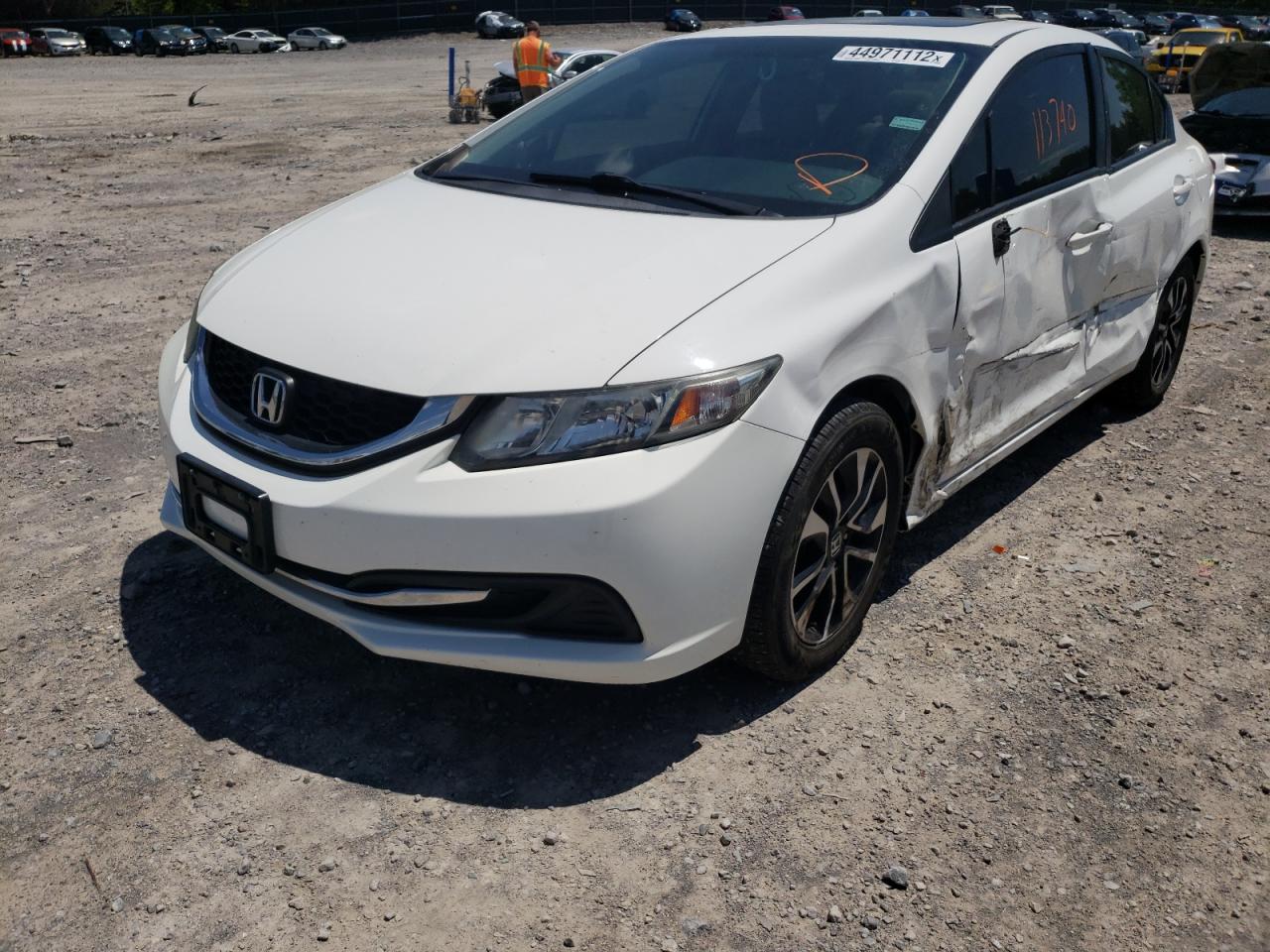 Photo 2 from auction – 2013 HONDA CIVIC EX with VIN 19XFB2F85DE290181