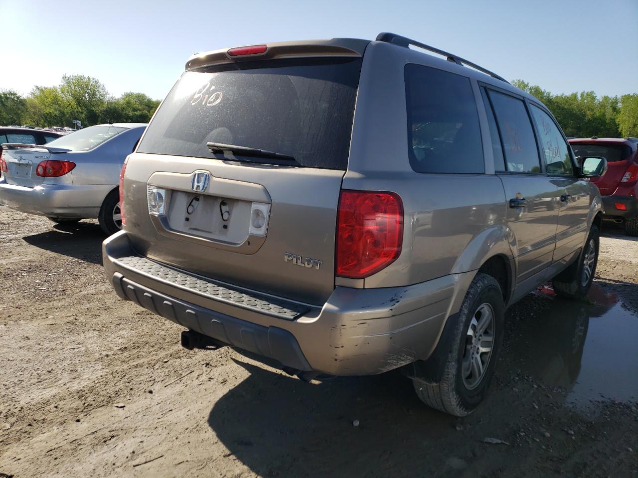 Photo 4 from auction – 2003 HONDA PILOT EXL with VIN 2HKYF18573H611500