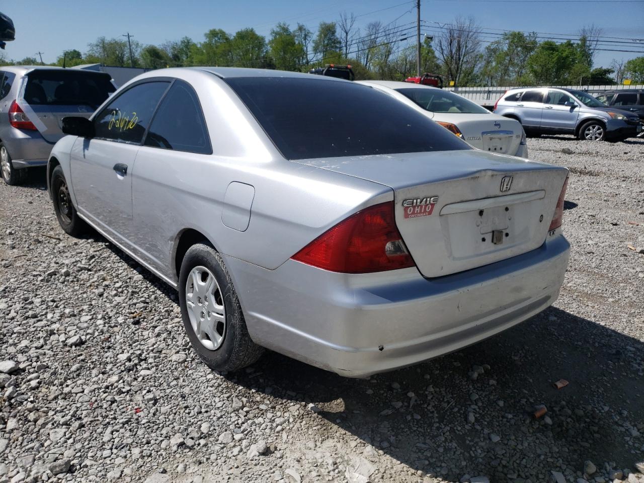 Photo 3 from auction – 2001 HONDA CIVIC LX with VIN 1HGEM21531L060940