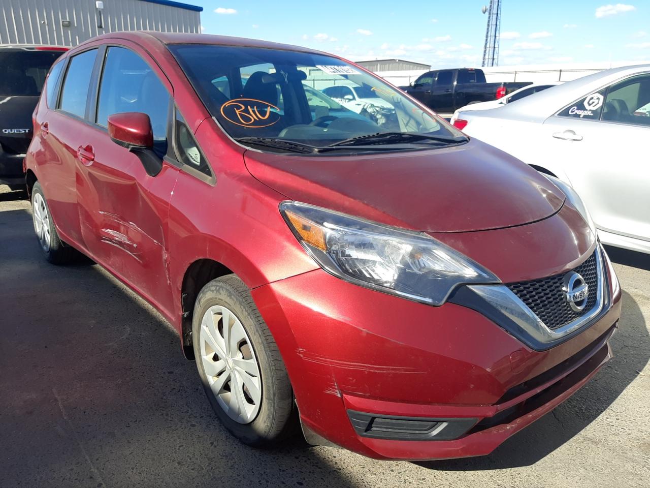NISSAN VERSA NOTE 2017 with VIN 3N1CE2CP4HL380013 - Photo from auction