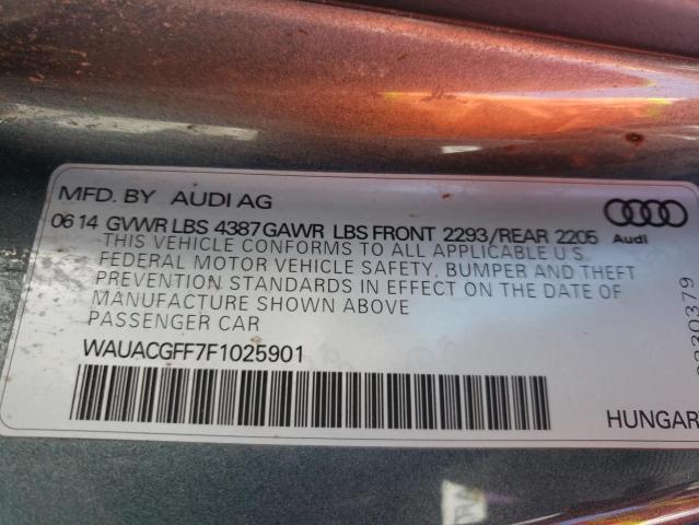Photo 10 from auction – 2015 AUDI A3 PREMIUM with VIN WAUACGFF7F1025901