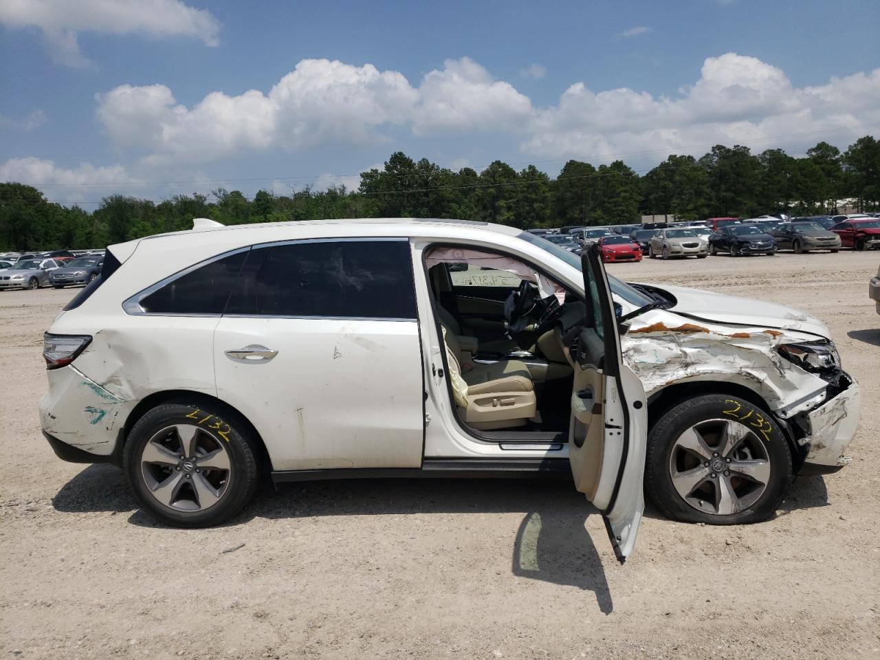Photo 9 from auction – 2016 ACURA MDX with VIN 5FRYD3H27GB016334