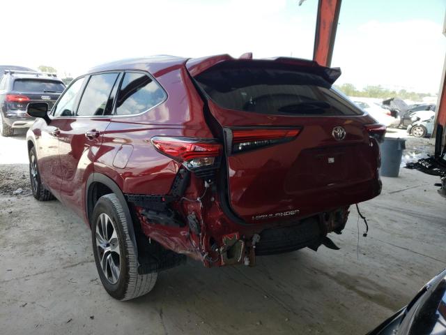 Photo 3 from auction – 2020 TOYOTA HIGHLANDER with VIN 5TDHZRAH8LS510390