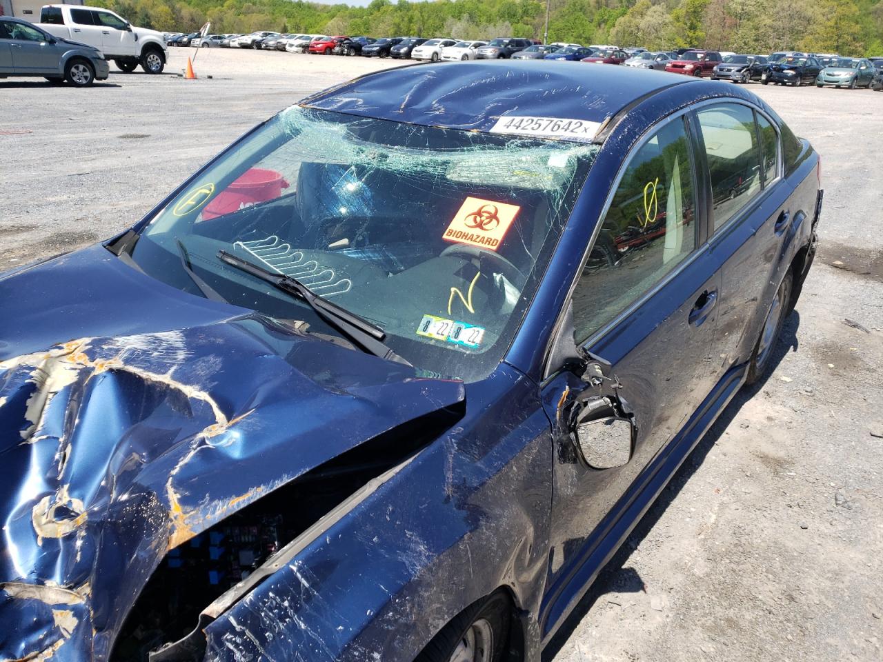 Photo 9 from auction – 2011 SUBARU LEGACY 2.5 with VIN 4S3BMBA6XB3242033