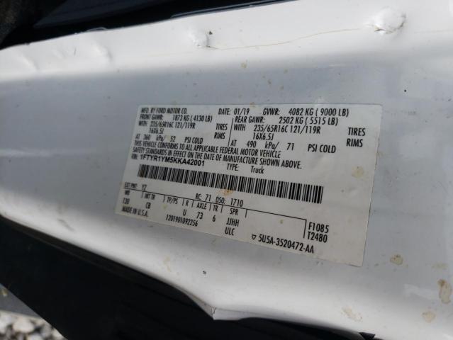 Photo 10 from auction – 2019 FORD TRANSIT T- with VIN 1FTYR1YM5KKA42001