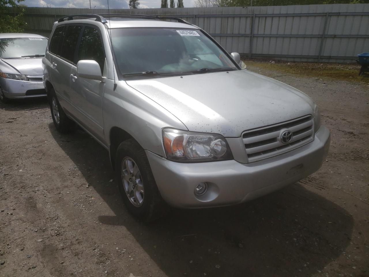 TOYOTA HIGHLANDER 2007 with VIN JTEEP21A570200186 - Photo from auction