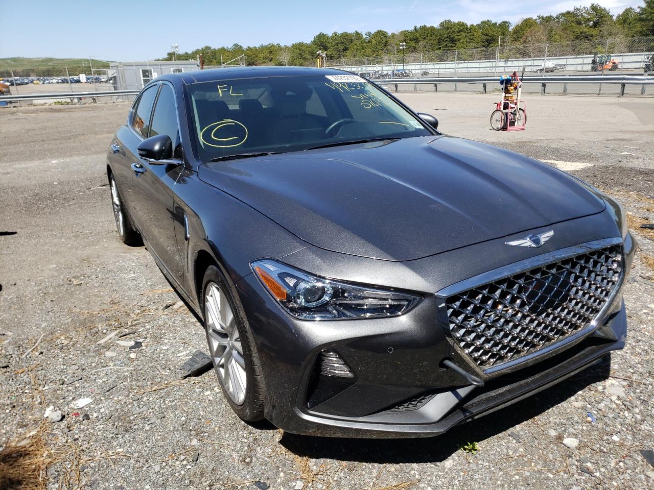GENESIS G70 ELITE 2021 with VIN KMTG34LA3MU076135 - Photo from auction