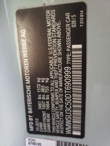 Photo 10 from auction – 2013 MINI COOPER with VIN WMWSU3C50DT690999