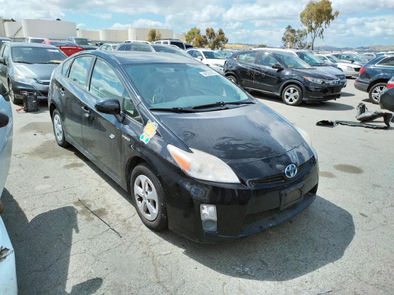 TOYOTA PRIUS 2011 with VIN JTDKN3DU2B5321827 - Photo from auction