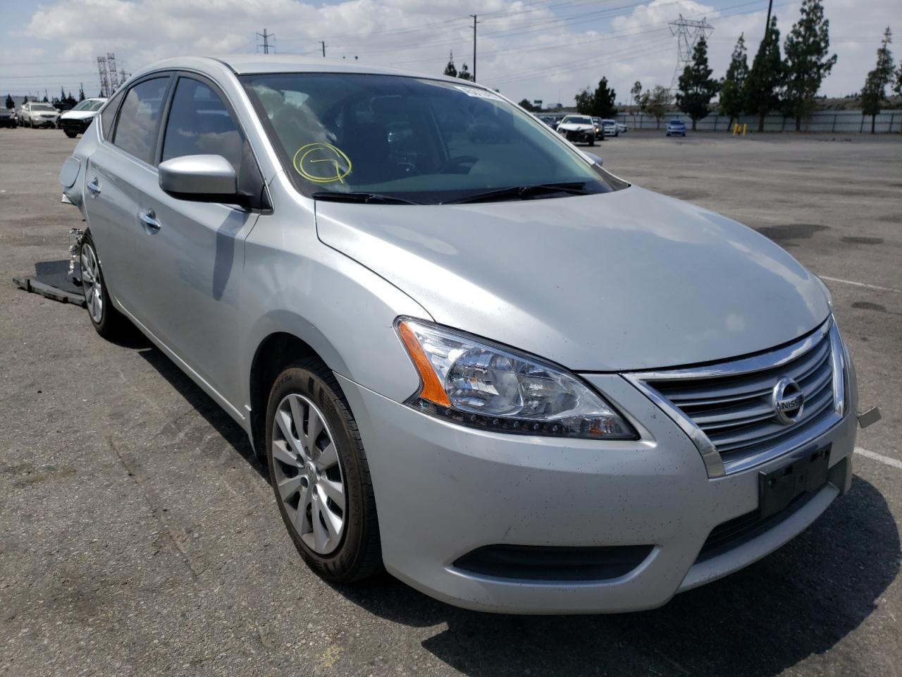 NISSAN SENTRA S 2015 with VIN 3N1AB7AP5FL674632 - Photo from auction