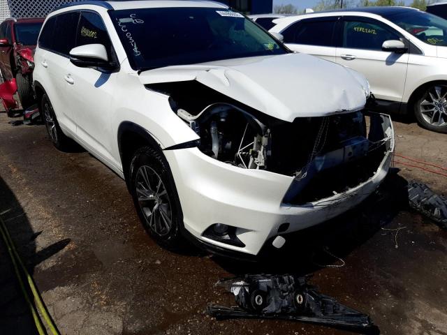TOYOTA HIGHLANDER 2016 z numerem VIN 5TDJKRFH1GS266697 - Zdjęcie z aukcji