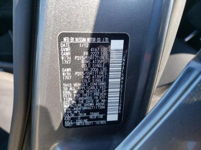 Photo 10 from auction – 2012 NISSAN JUKE S with VIN JN8AF5MV6CT117286