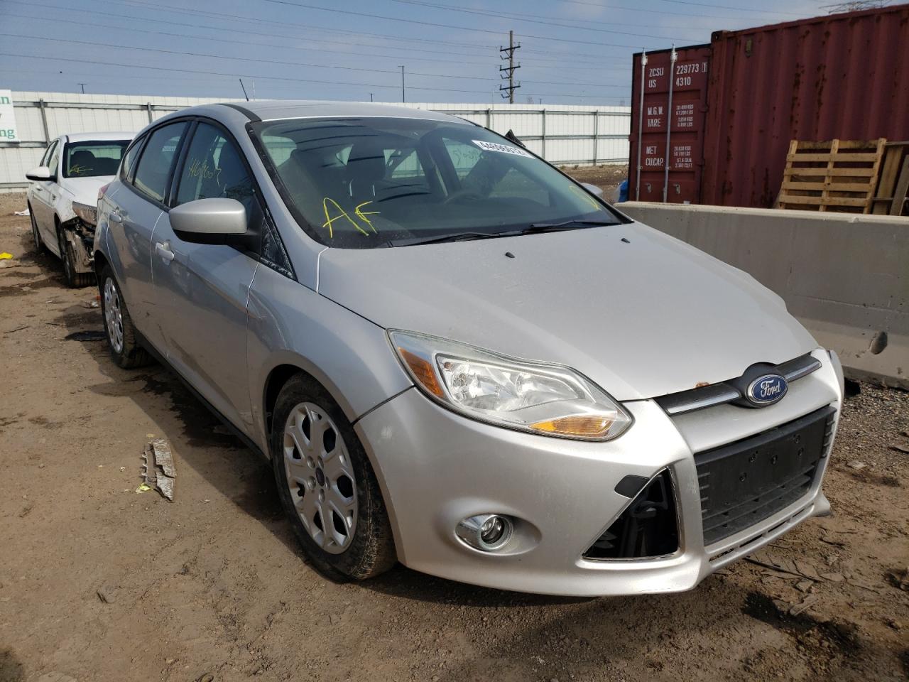 FORD FOCUS SE 2012 with VIN 1FAHP3K24CL106586 - Photo from auction