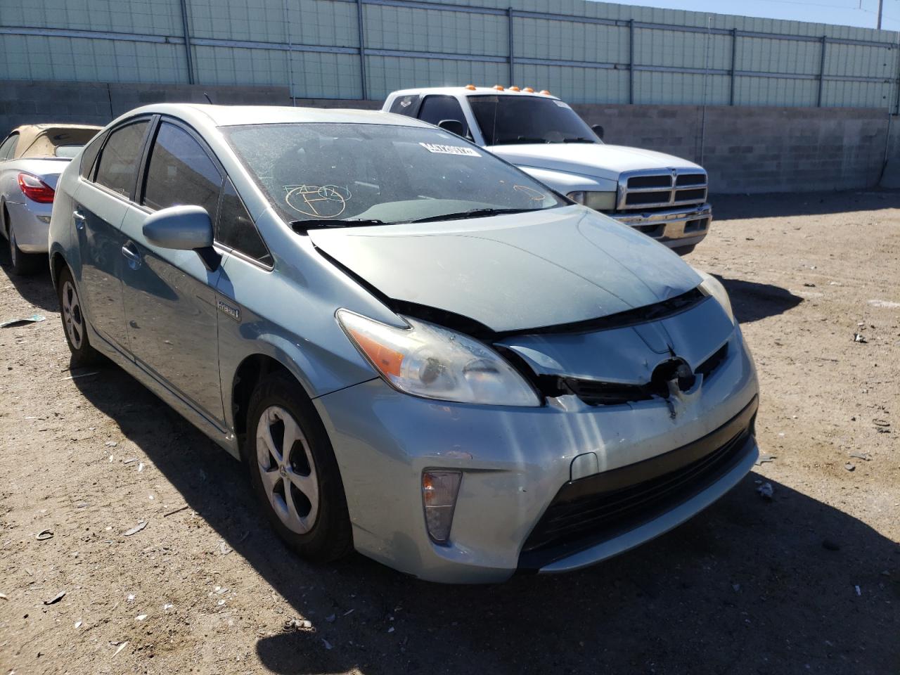 TOYOTA PRIUS 2013 with VIN JTDKN3DU5D1675657 - Photo from auction