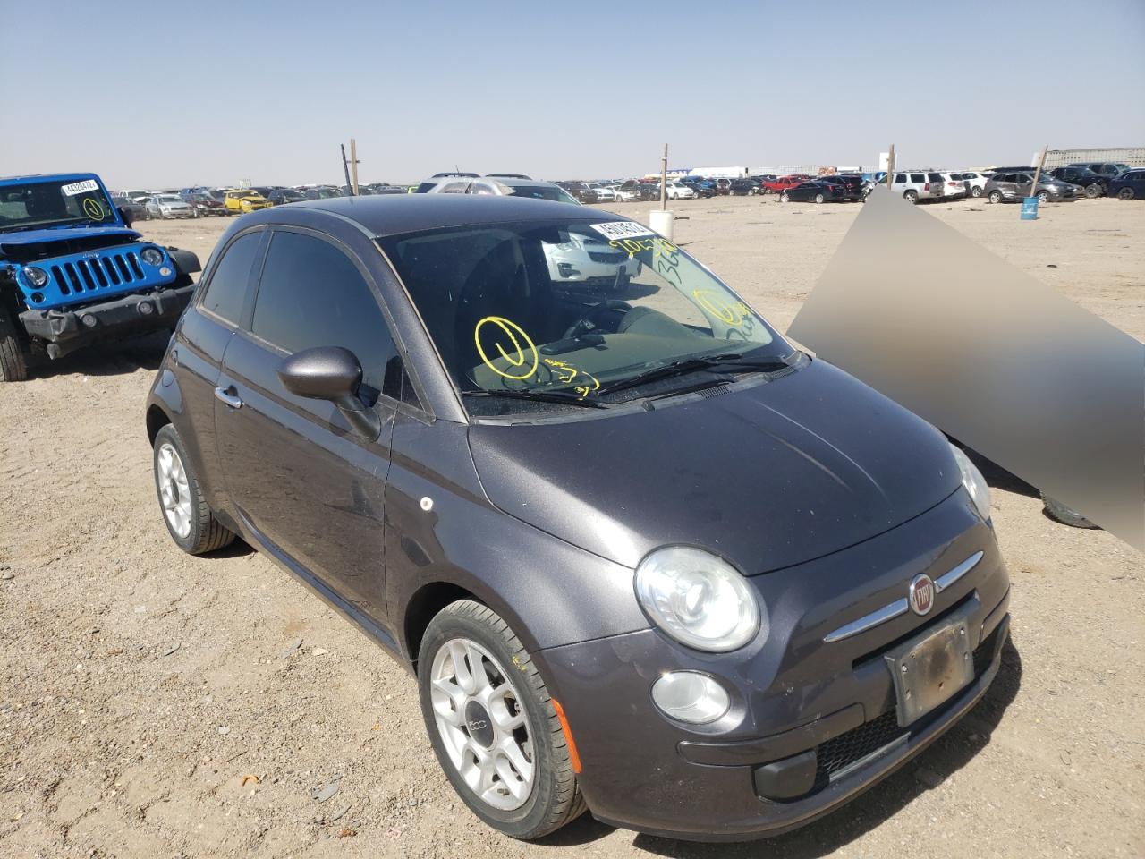 FIAT 500 POP 2014 with VIN 3C3CFFAR9ET205360 - Photo from auction