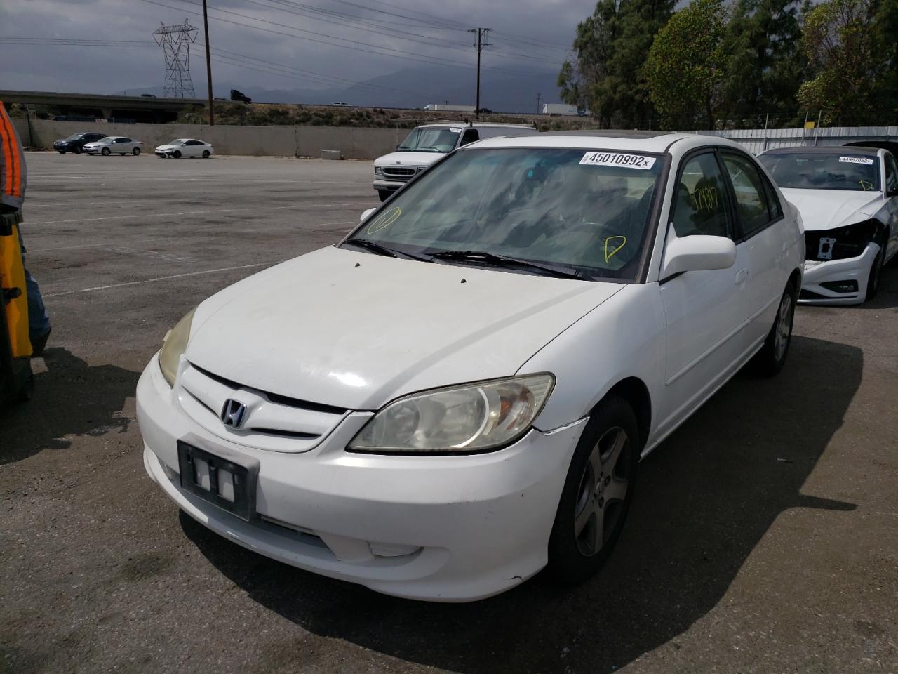 Photo 2 from auction – 2005 HONDA CIVIC EX with VIN 2HGES26885H504616