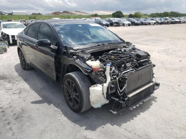 FORD FUSION SE 2018 with VIN 3FA6P0HD2JR261909 - Photo from auction
