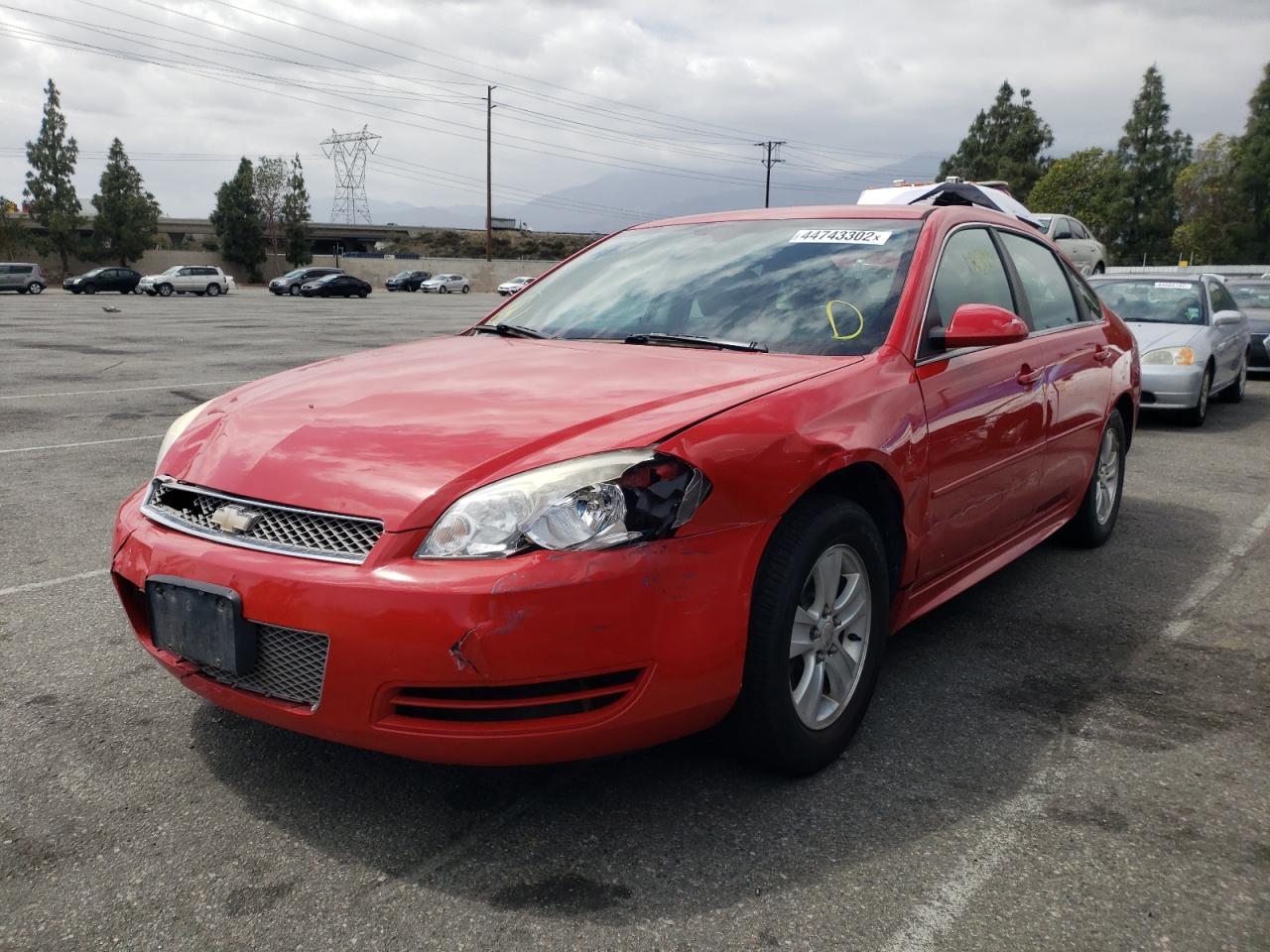 Photo 2 from auction – 2012 CHEVROLET IMPALA LS with VIN 2G1WF5E34C1187608