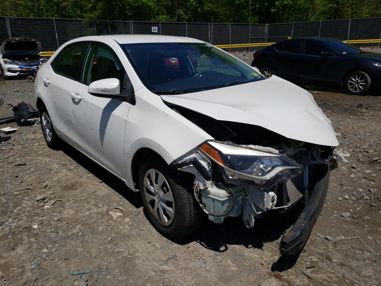 TOYOTA COROLLA L 2014 with VIN 2T1BURHE2EC092355 - Photo from auction