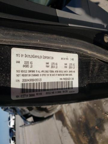 Photo 10 from auction – 2006 DODGE CHARGER SE with VIN 2B3KA43R96H393123