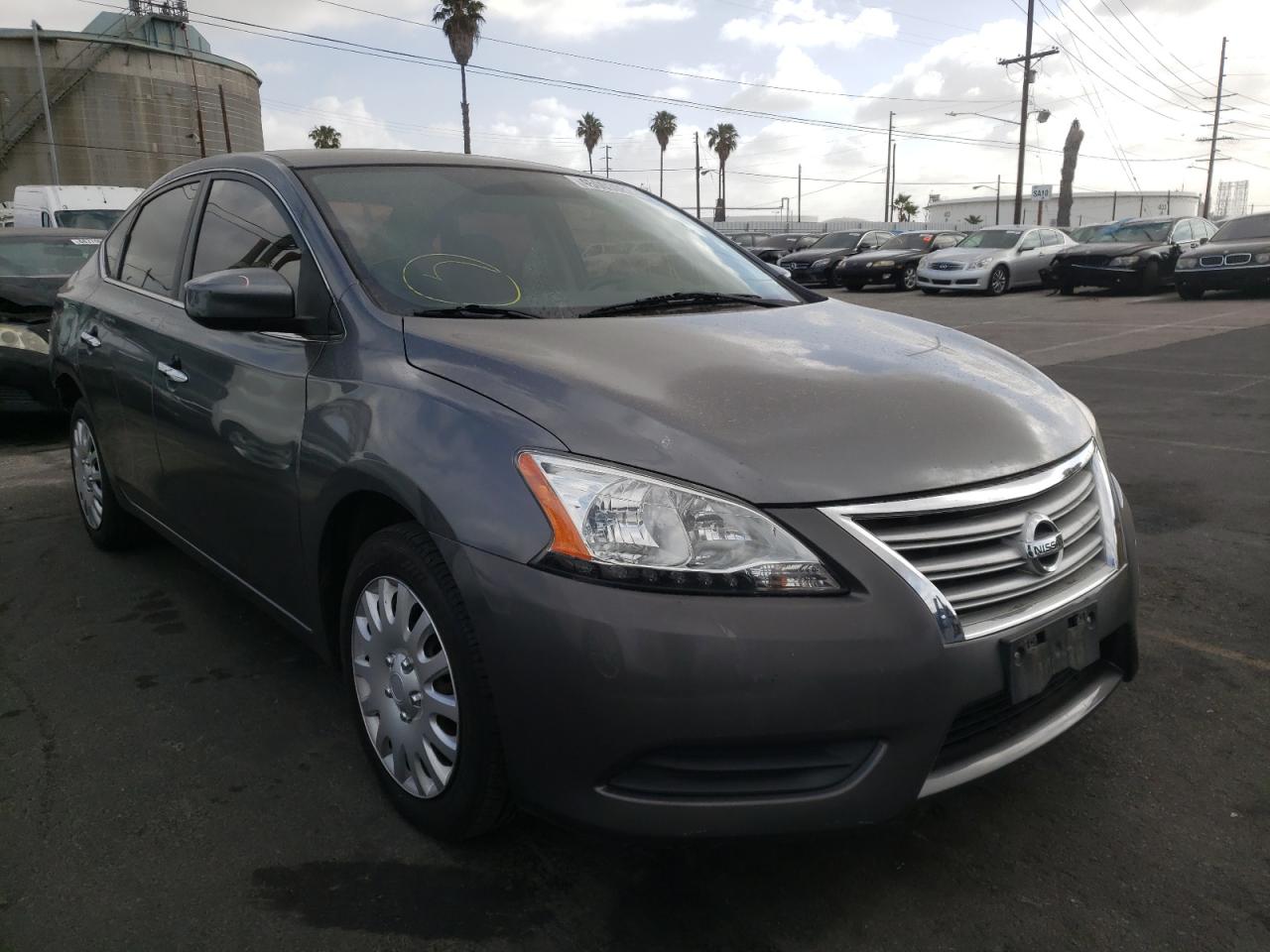 NISSAN SENTRA S 2015 with VIN 3N1AB7AP4FL646630 - Photo from auction