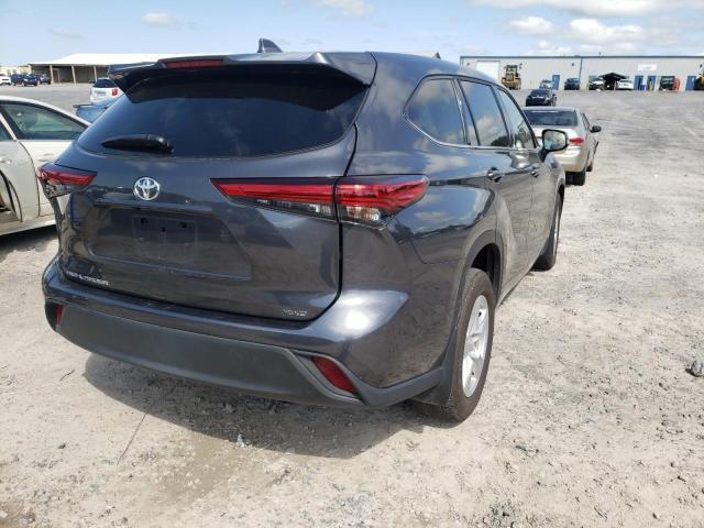 Photo 4 from auction – 2020 TOYOTA HIGHLANDER with VIN 5TDCZRBH9LS012739