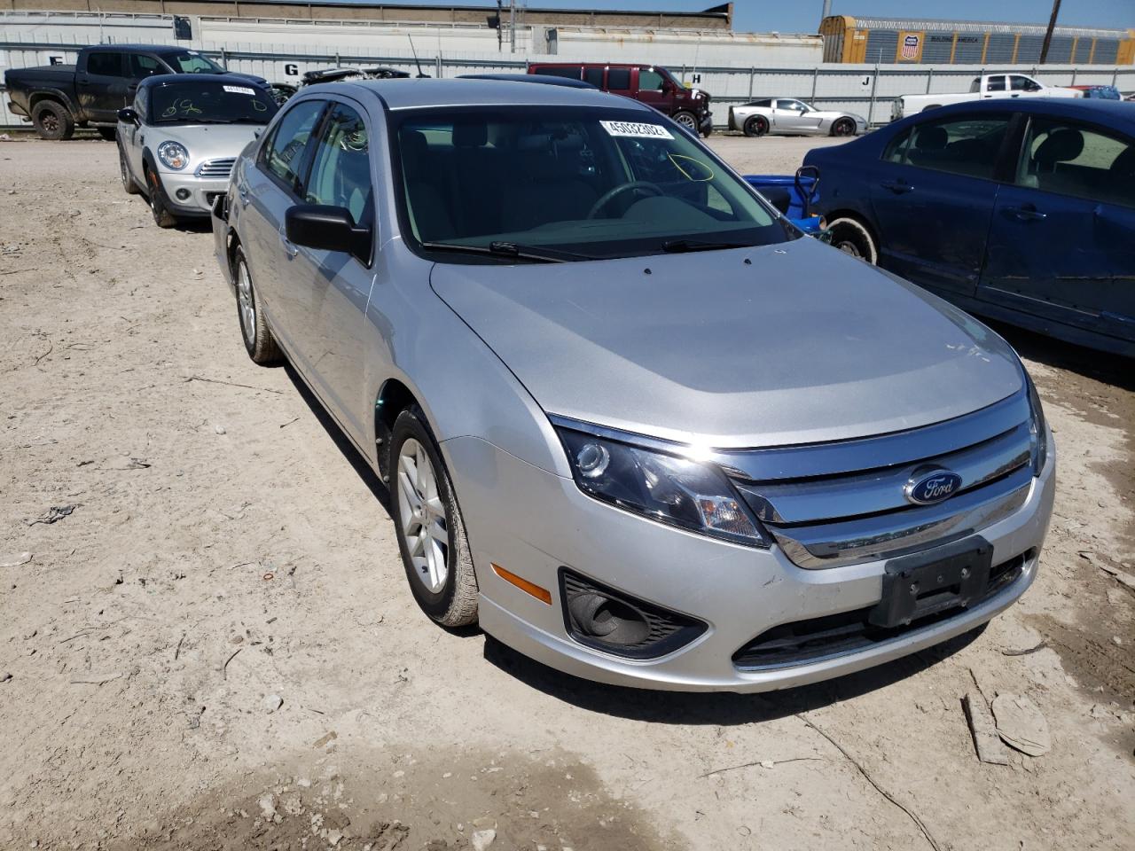 FORD FUSION S 2012 with VIN 3FAHP0GA5CR300401 - Photo from auction