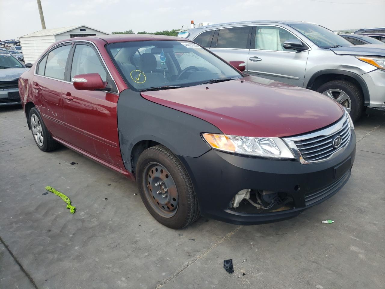 KIA OPTIMA LX 2009 with VIN KNAGE228295322571 - Photo from auction