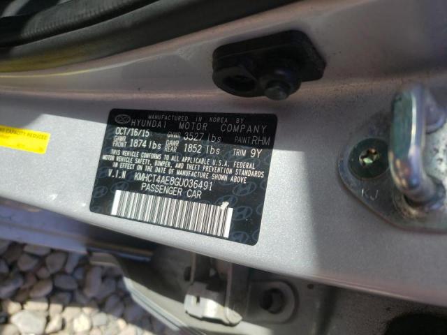 Photo 10 from auction – 2016 HYUNDAI ACCENT SE with VIN KMHCT4AE8GU036491