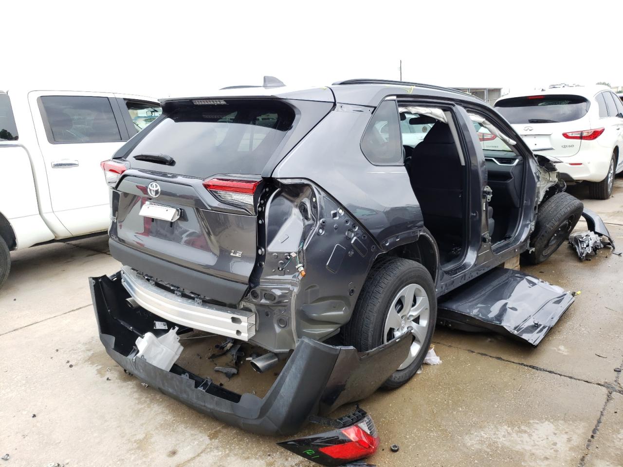 Photo 4 from auction – 2021 TOYOTA RAV4 LE with VIN 2T3H1RFV7MC113762