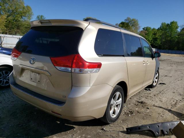 Photo 4 from auction – 2011 TOYOTA SIENNA LE with VIN 5TDKK3DC2BS081298