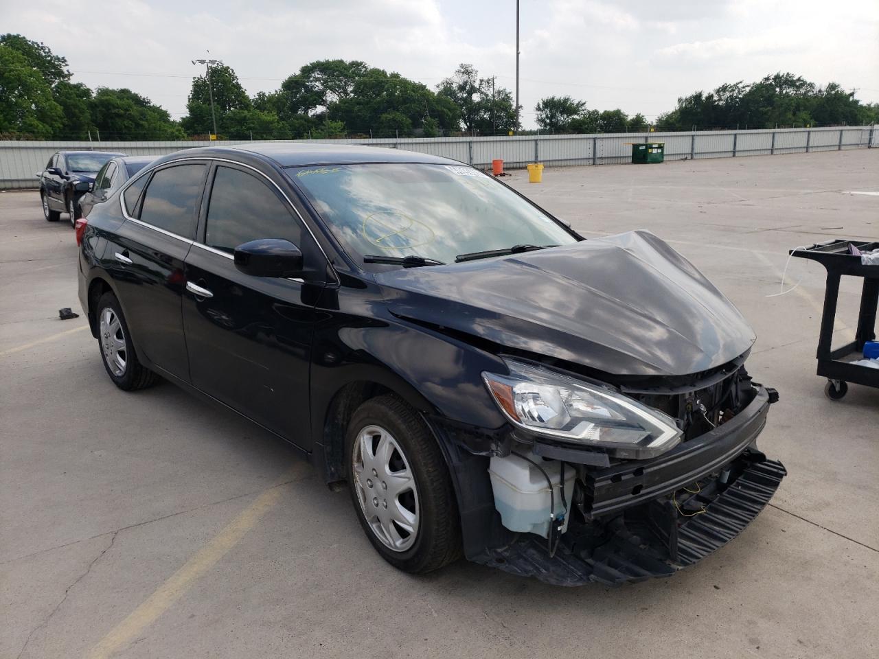 NISSAN SENTRA S 2017 with VIN 3N1AB7AP2HY319410 - Photo from auction