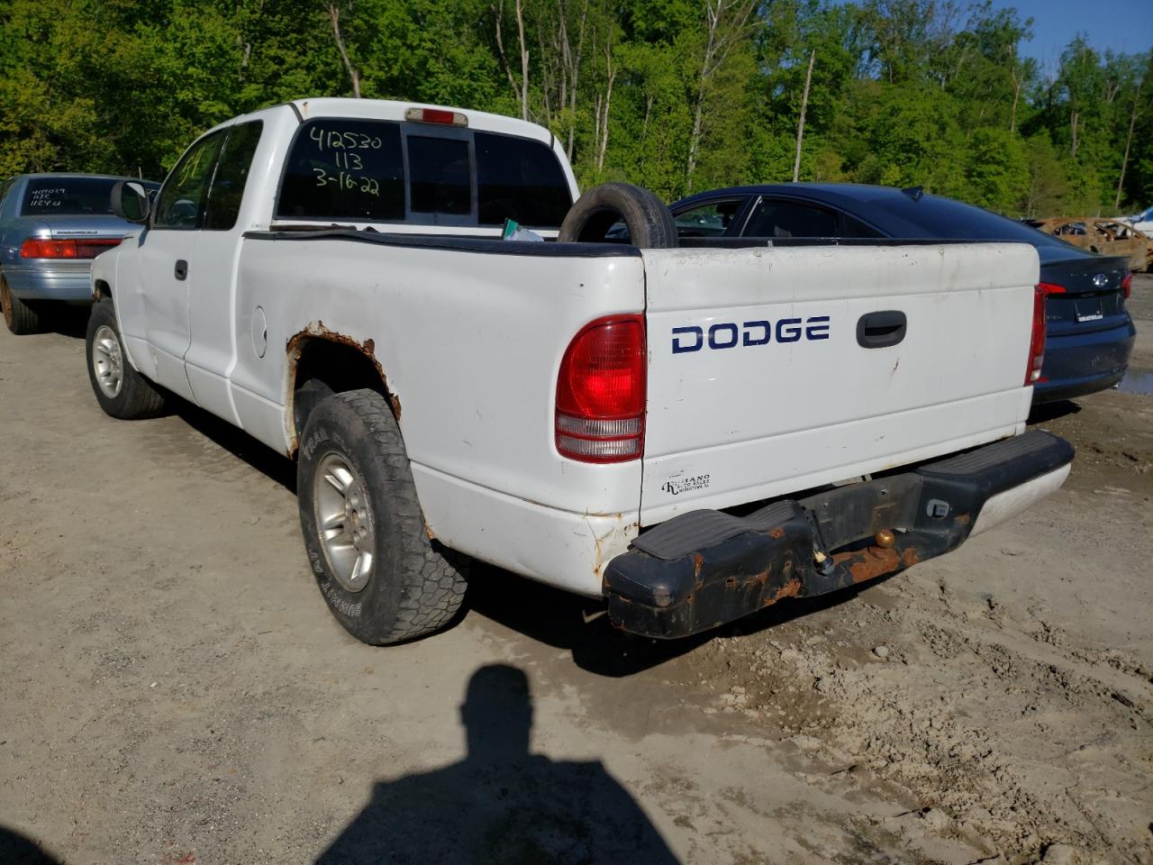 Photo 3 from auction – 2000 DODGE DAKOTA with VIN 1B7GL22XXYS764191