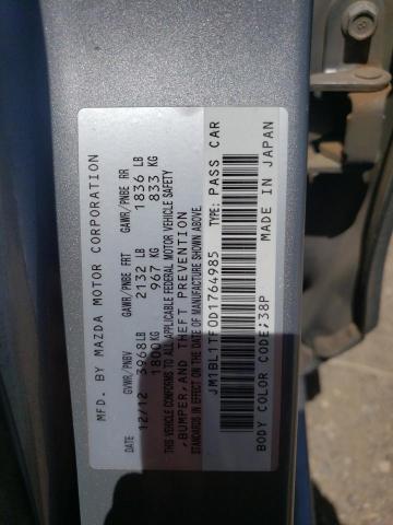 Photo 10 from auction – 2013 MAZDA 3 I with VIN JM1BL1TF0D1764985