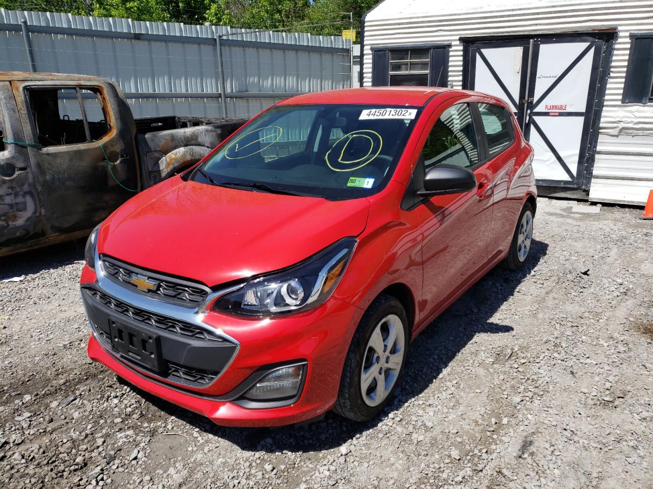 Photo 2 from auction – 2021 CHEVROLET SPARK LS with VIN KL8CB6SA0MC700923