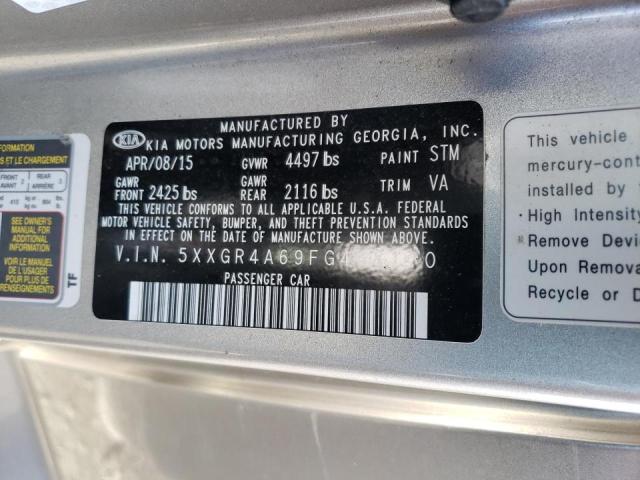 Photo 10 from auction – 2015 KIA OPTIMA SX with VIN 5XXGR4A69FG468170