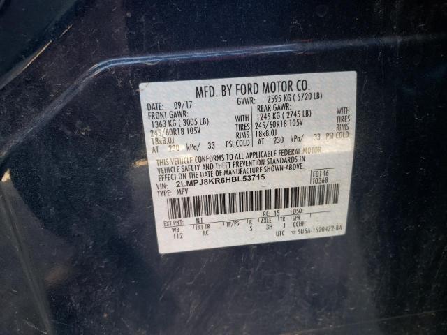Photo 10 from auction – 2017 LINCOLN MKX SELECT with VIN 2LMPJ8KR6HBL53715