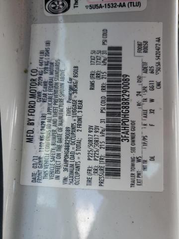 Photo 10 from auction – 2011 FORD FUSION SE with VIN 3FAHP0HG8BR290089